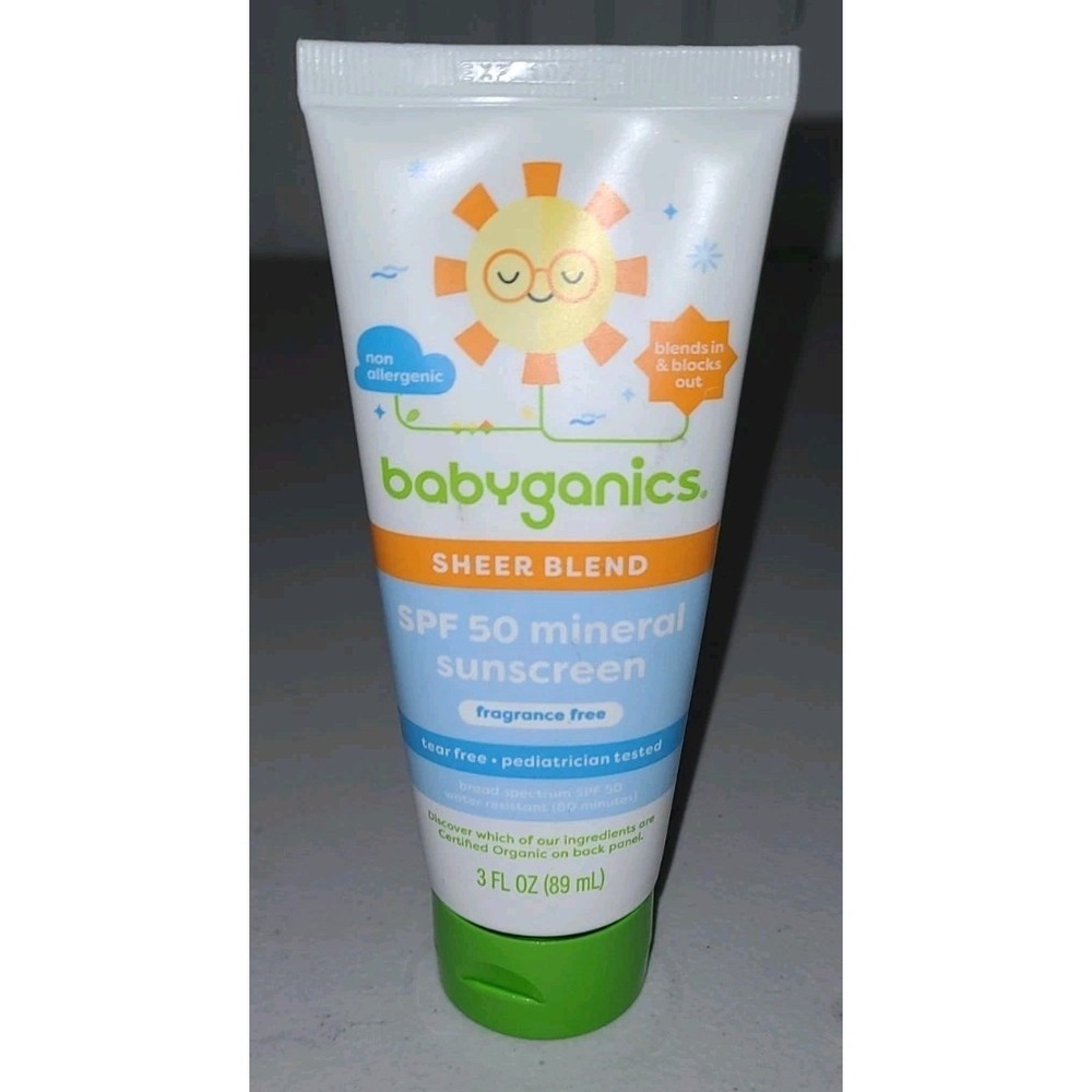 Babyganics Mineral Sunscreen Sheer Blend SPF 50 3oz